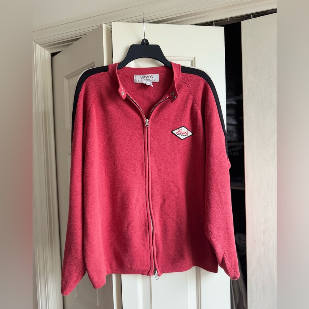 Vintage Levi’s cotton sweatshirt men’s large red/black/white